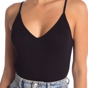 NWT BP. black thong bodysuit - size M
